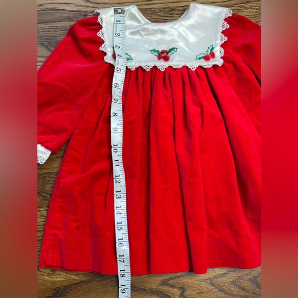 Vintage Union Made Rare Editions Velvet Holly Dress - Picture 15 of 15